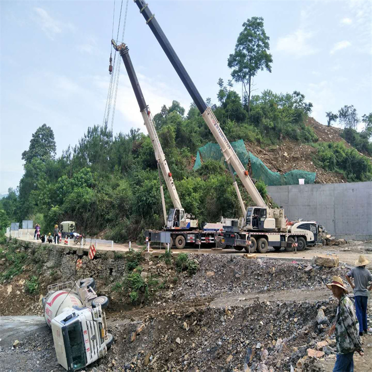 六安六安24小时应急道路救援吊装吊装现场实拍